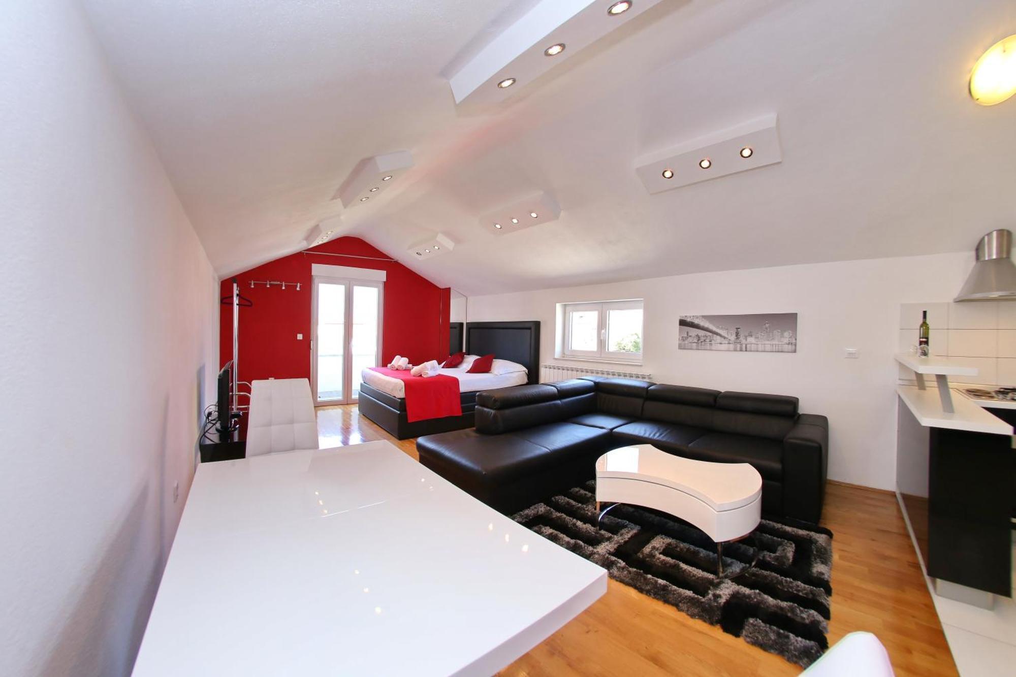 Apartments Maruna Self Check-In Zadar Rum bild